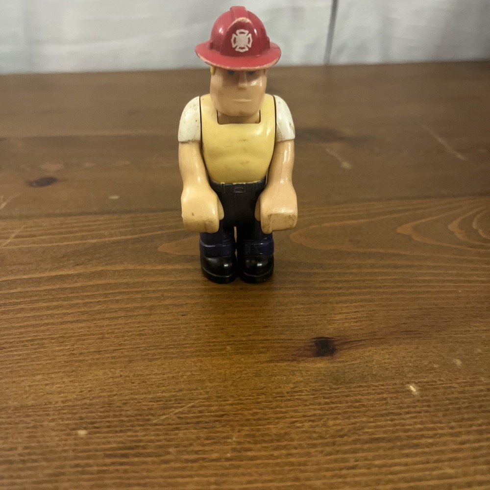 Vintage Fisher Price Husky Helpers Figure Firefighter